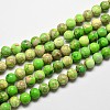 Natural Imperial Jasper Beads Strands G-I122-6mm-01-1