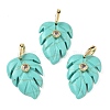 Synthetic Turquoise Pendants GG-CBA105B-01A-G-1