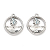 Alloy Glass Pendants FIND-B061-05P-B04-1
