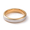 Word Forever Love 201 Stainless Steel Flat Finger Ring for Women RJEW-I089-02GP-3