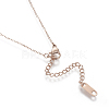 304 Stainless Steel Pendant Necklaces NJEW-O118-06-5