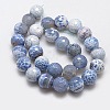 Natural Fire Crackle Agate Beads Strands X-G-L084-14mm-34-3