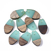Resin & Walnut Wood Pendants RESI-S358-12D-1