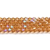 Transparent Electroplate Glass Beads Strands LS-GLAA-F029-2mm-D18-1