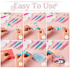 10Pcs 10 Colors ABS Plastic Nail Art Rhinestones Pickers Beadable Pens DIY-TA0014-97-4