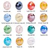 1 Box of 6mm Dia Hole 1mm Electroplate Round Rondelle Beads AB Color Faceted Multicolor Lot for Necklace Jewelry Making EGLA-PH0002-6x4mm-01-1