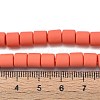 Handmade Polymer Clay Bead Strands X-CLAY-ZX006-01-37-4