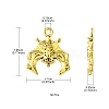 Tibetan Style Alloy Pendants TIBE-YW0001-02AG-4