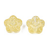 Transparent Spray Painted Glass Beads LS-GLAA-N035-029-C06-2