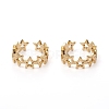 Adjustable Brass Cuff Rings X-RJEW-G105-03G-2