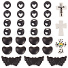 Religion Theme Food Grade Eco-Friendly Silicone Beads SIL-TA0002-97-3