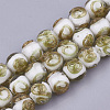 Handmade Gold Sand Lampwork Beads LAMP-T006-06K-1