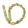 Baking Paint Glass Enamel Beads GLAA-B035-01B-2
