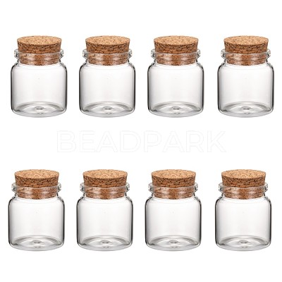 Glass Jar Glass Bottles Bead Containers AJEW-S074-03A-1
