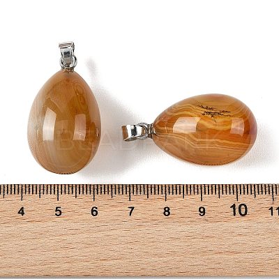 Natural Red Agate Pendants GG-K002-08A-21-1