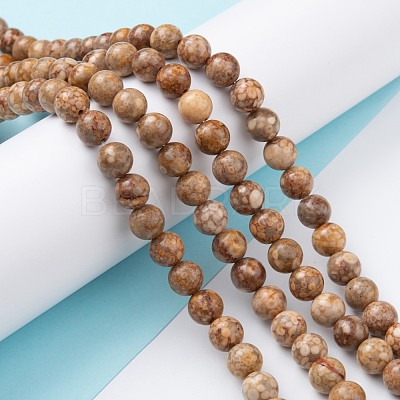 Natural Maifanite/Maifan Stone Beads Strands G-P451-01A-C-1