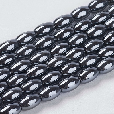 Non-Magnetic Synthetic Hematite Beads G-H1080-1-1