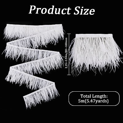 5M Fashion Ostrich Feather Trimming DIY-GF0009-45B-02-1
