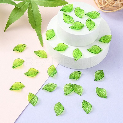 Transparent Acrylic Pendants TACR-YW0001-63-1