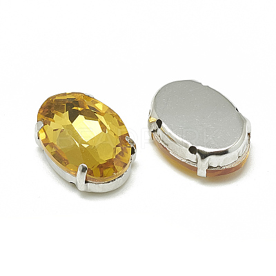 Sew on Rhinestone RGLA-T091-6x8mm-22P-1