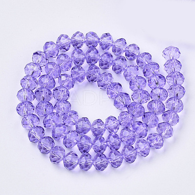 Baking Paint Glass Beads Strands EGLA-Q120-B-B01-1