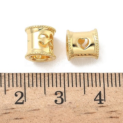 Brass European Beads KK-B166-01G-8-1