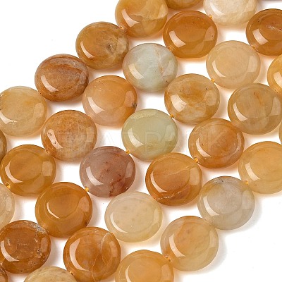 Natural Topaz Jade Beads Strands G-L648-B20-15mm-1