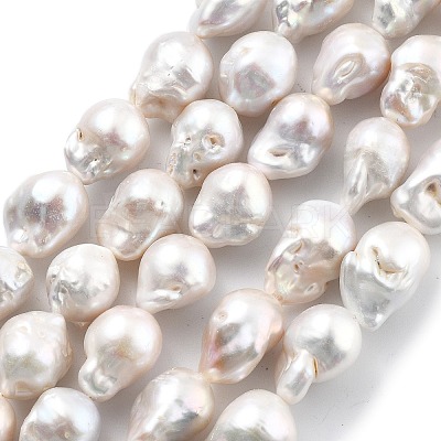 Natural Nucleated Pearl Beads Strands PEAR-B004-15C-03C-1
