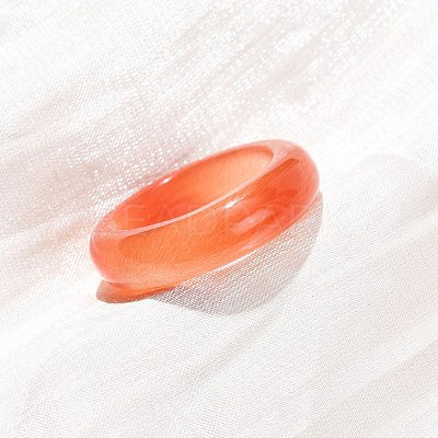 Cat Eye Finger Rings RJEW-G363-01A-11-1