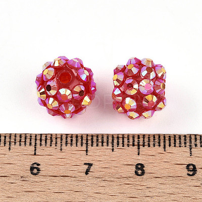 AB-Color Resin Rhinestone Beads RESI-S315-10x12-08-1