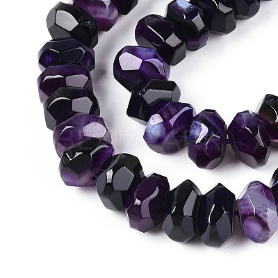 Natural Agate Beads Strands G-N356-01A-13-1
