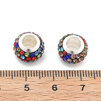 Rondelle Polymer Clay European Beads FIND-U001-01D-1