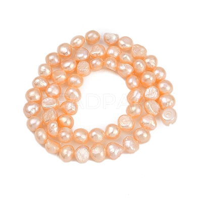 Natural Cultured Freshwater Pearl Beads Strands PEAR-P064-20A-04D-1