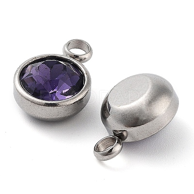 Glass Charms GLAA-G019-P14-1