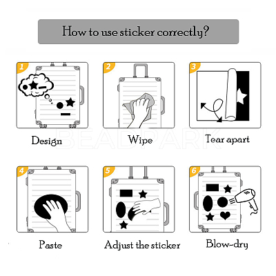 Fox Paper Stickers Set X-DIY-M031-41-1