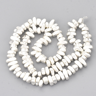 Electroplate Non-magnetic Synthetic Hematite Beads Strands G-T114-15-1
