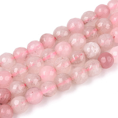 Dyed Natural White Jade Beads Strands G-T139-6mm-60-06-1