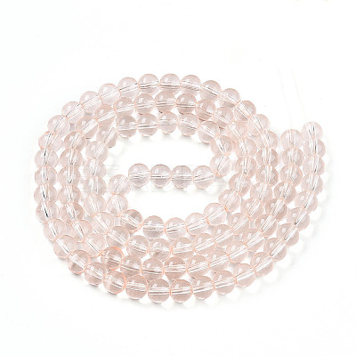 Baking Paint Transparent Glass Beads X1-DGLA-N006-8mm-02-1