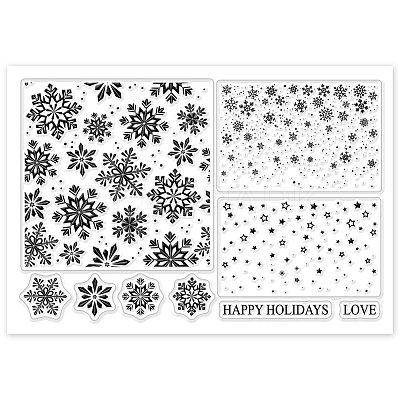 Custom Summer Theme PVC Plastic Clear Stamps DIY-WH0631-0443-1