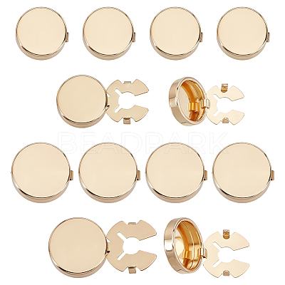 12Pcs 2 Styles Brass Cufflinks KK-ME0003-91KCG-1