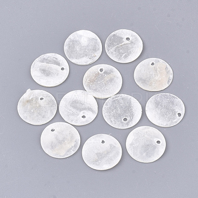 Capiz Shell Pendants SHEL-S274-71B-1