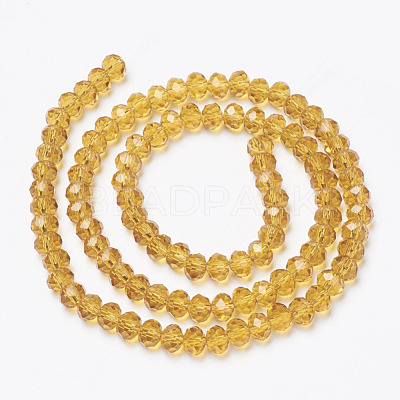 Glass Beads Strands X-EGLA-A034-T10mm-D04-1