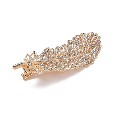 Alloy Crystal Rhinestone Alligator Hair Clips PHAR-Z003-04KCG-1