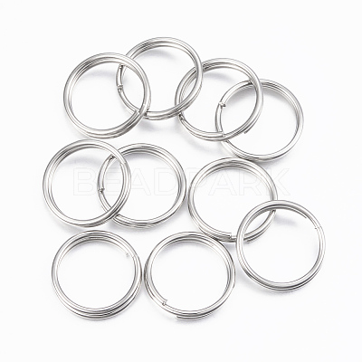 Tarnish Resistant 304 Stainless Steel Split Rings STAS-H413-07P-C-1