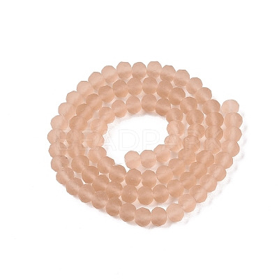 Transparent Glass Beads Strands EGLA-A044-T6mm-MD20-1