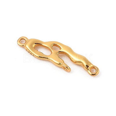 925 Sterling Silver Irregular Shaped Chandelier Component Links STER-D288-01G-1