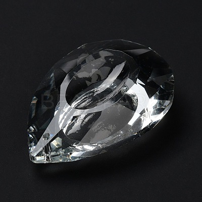 Transparent Glass Pendants GLAA-R223-03F-1