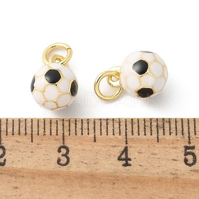 Brass Enamel Pendants KK-P294-38G-M-1