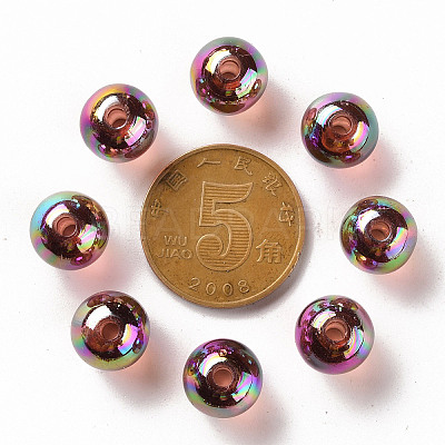 Transparent Acrylic Beads MACR-S370-B10mm-765-1