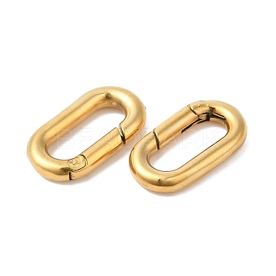 Ion Plating(IP) 304 Stainless Steel Spring Gate Ring X-STAS-Q215-54G-1